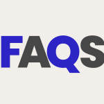 FAQs logo with blue and purple text on a light background for Accelerate Educational Ministries.